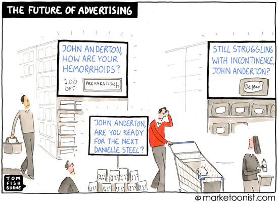 "Future of Advertising" cartoon