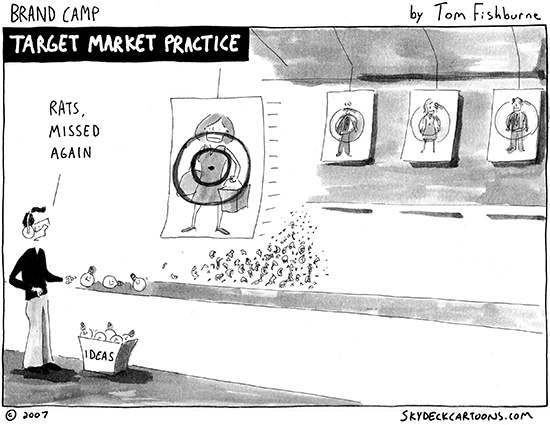 Target Market Practice Marketoonist Tom Fishburne