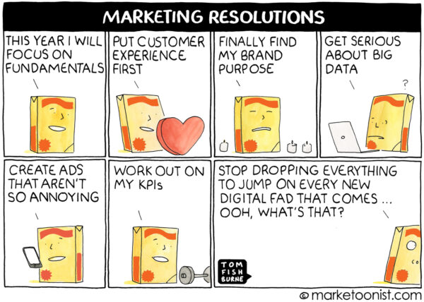 Marketing Resolutions Marketoonist Tom Fishburne
