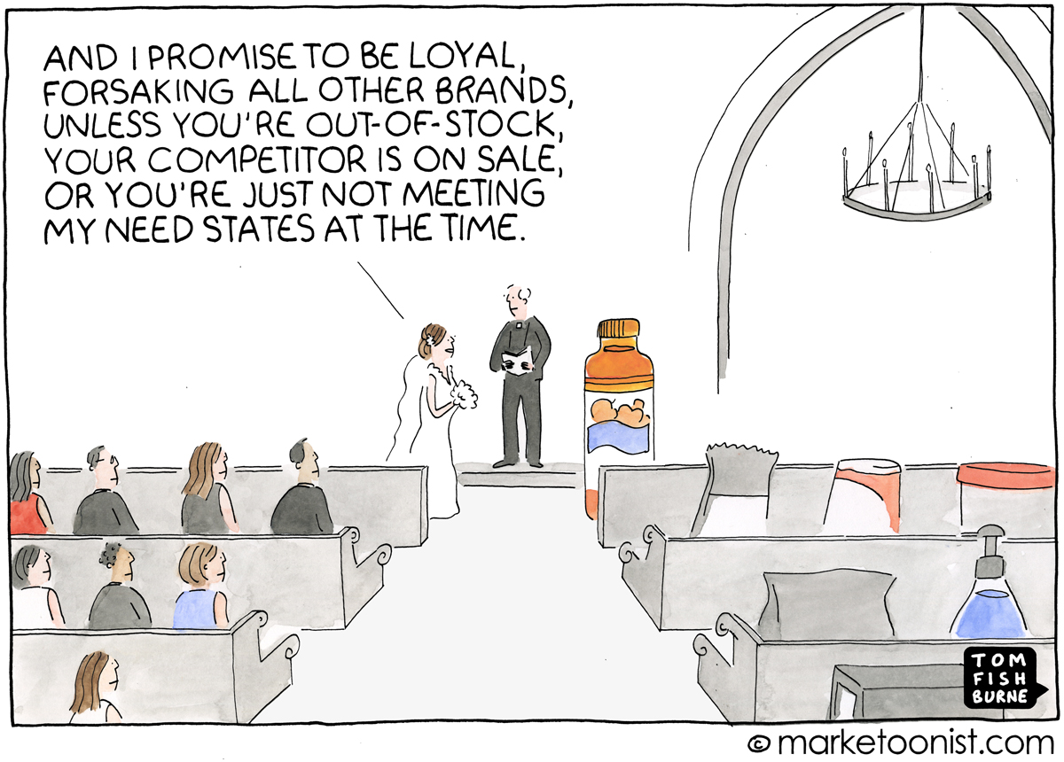 Brand Loyalty cartoon