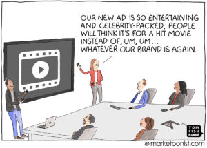 Advertising in the Super Bowl cartoon