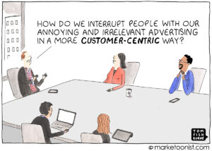 "Customer-Centric Culture" cartoon