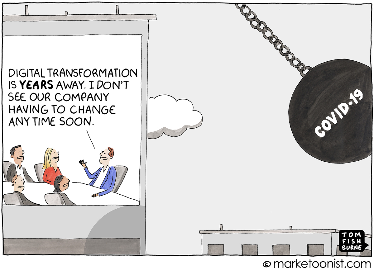 Digital Transformation Cartoon Marketoonist Tom Fishburne