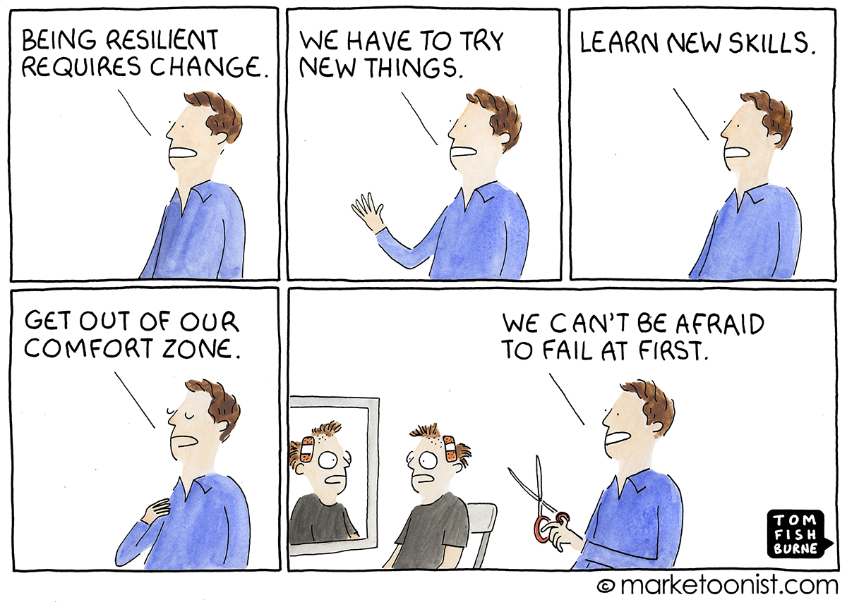 Resilience and Change cartoon