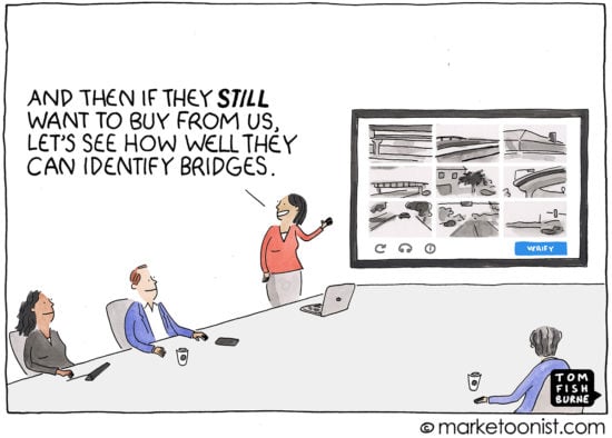 Customer Experience Friction cartoon