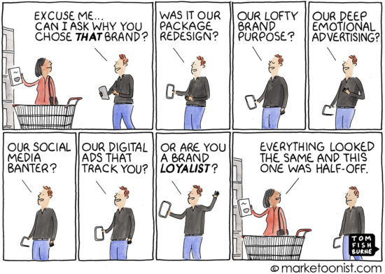 Brand Choice cartoon