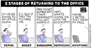 Returning to the Office cartoon