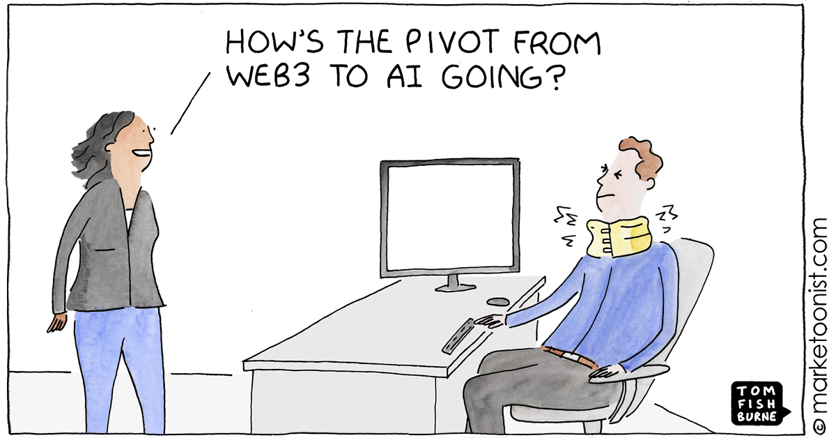 The AI Pivot cartoon