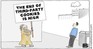 Third-Party Cookiepocalypse cartoon