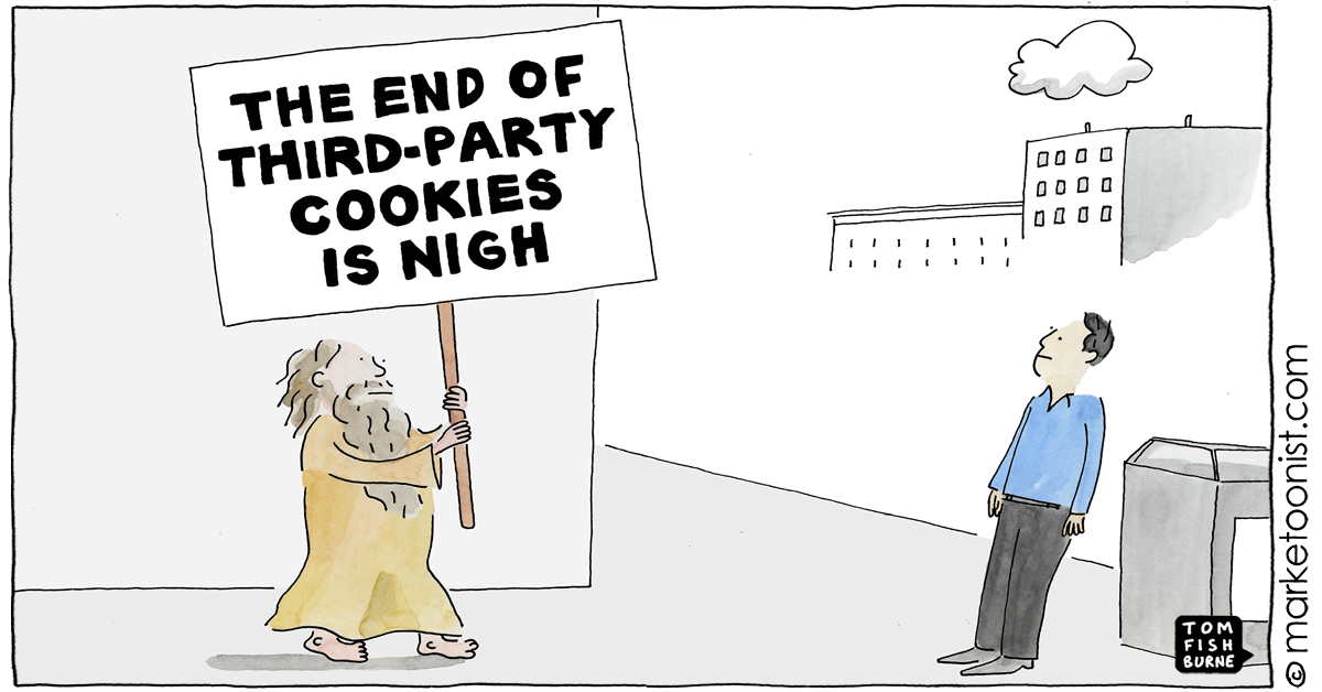 Third-Party Cookiepocalypse cartoon