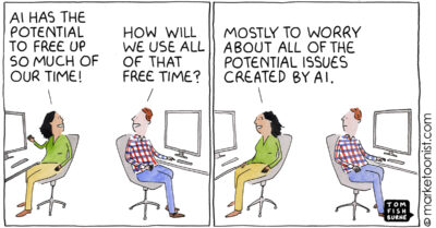 Potential of AI cartoon - Marketoonist | Tom Fishburne