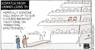 Marketing Effectiveness cartoon