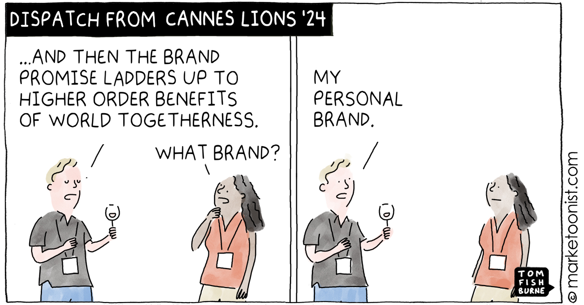 Cannes Lions Personal Brand Cartoon