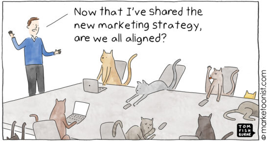 Herding Cats and Strategic Alignment cartoon