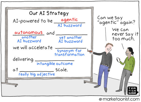 AI Strategy cartoon