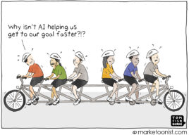 Misalignment at Speed Marketoonist cartoon