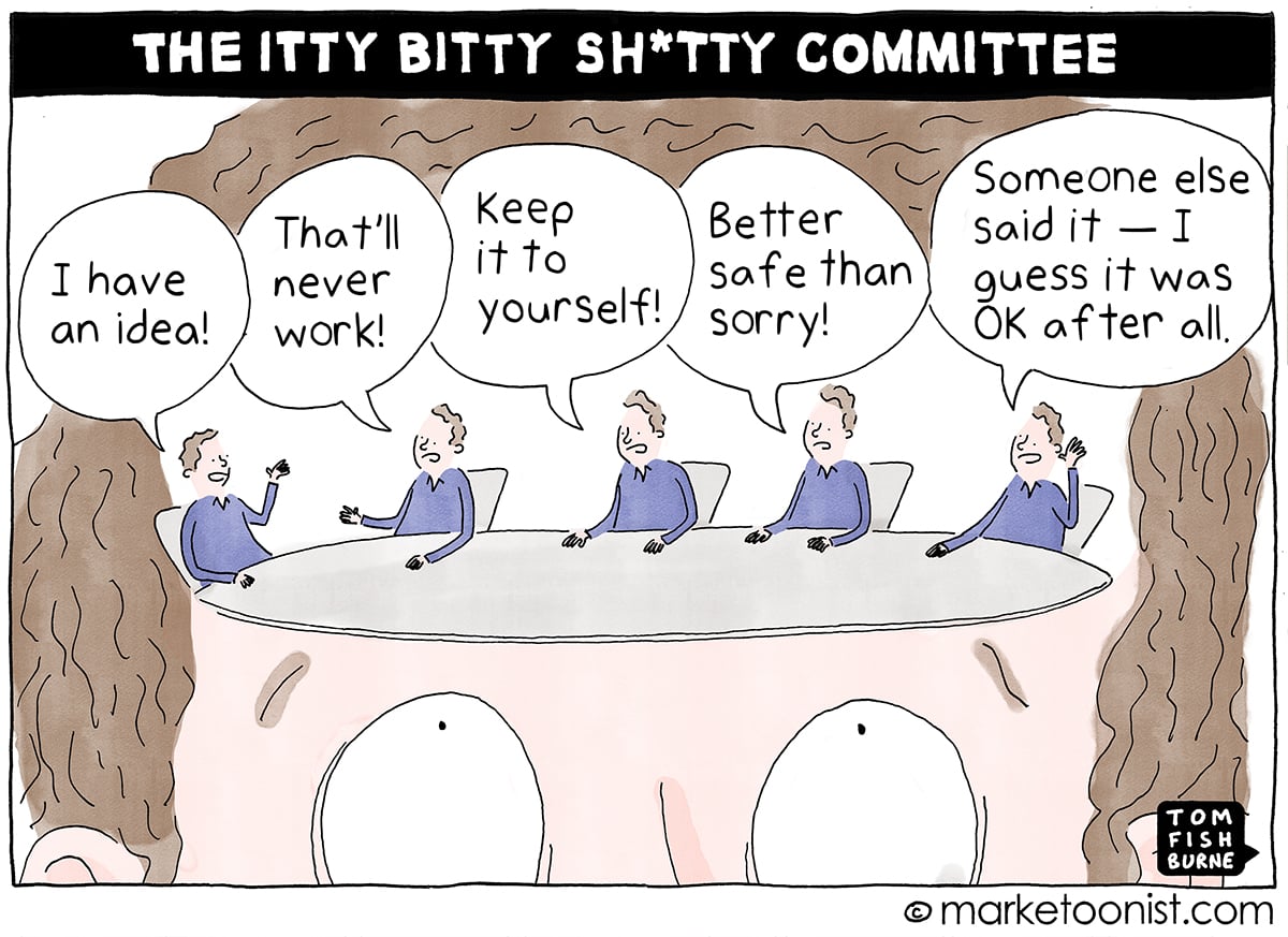 The Itty Bitty Sh*tty Committee Marketoonist cartoon