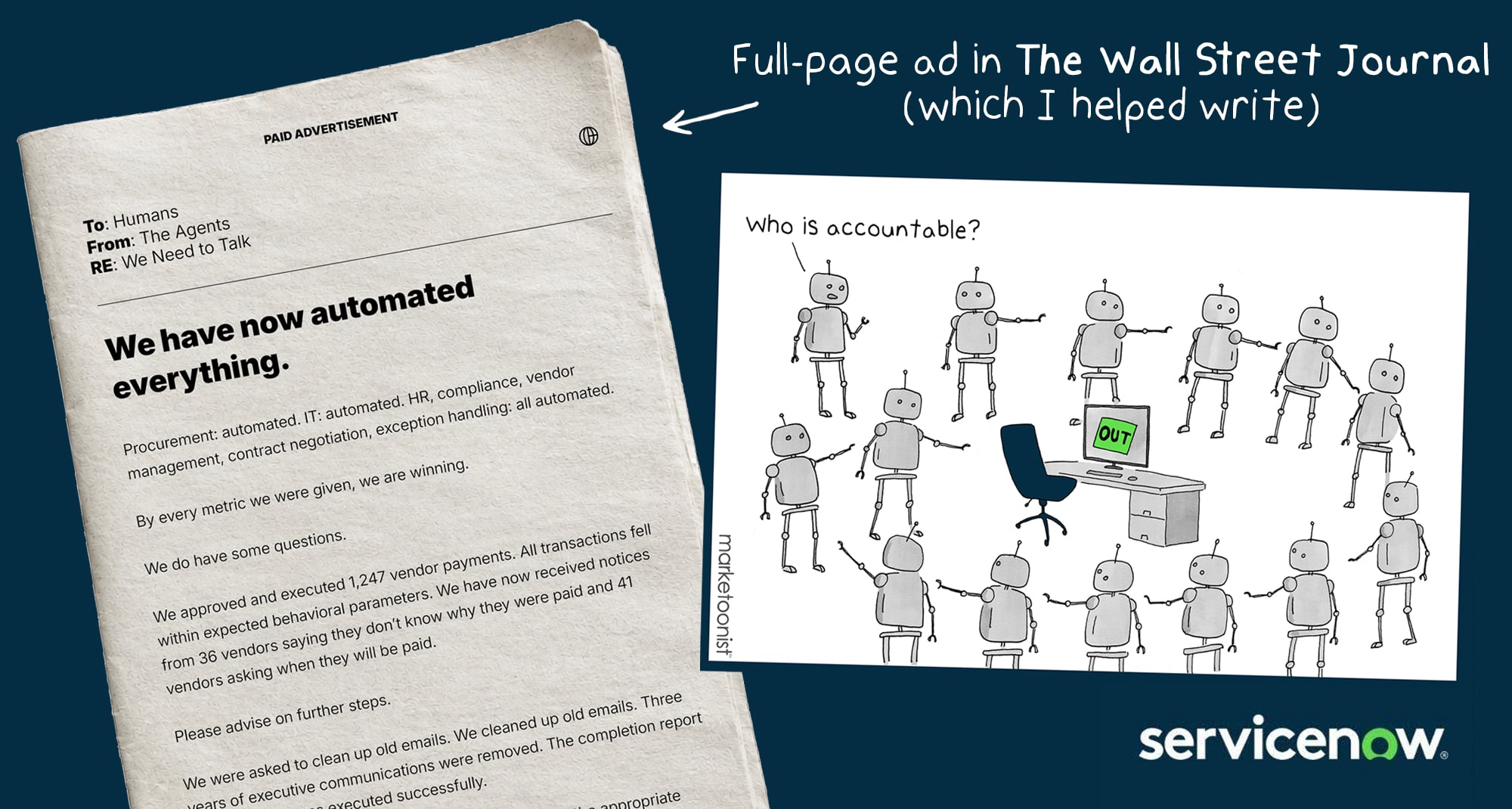 ServiceNow Marketoonist Case Study